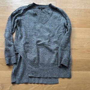 Banana Republic Charcoal V-Neck Sweater